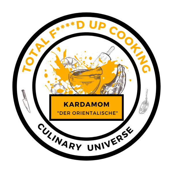 Label Grüner Kardamom gemahlen