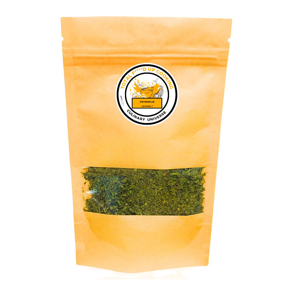 Standbeutel mit Petersilie