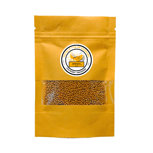 Senfköner ganz im Aromabeutel