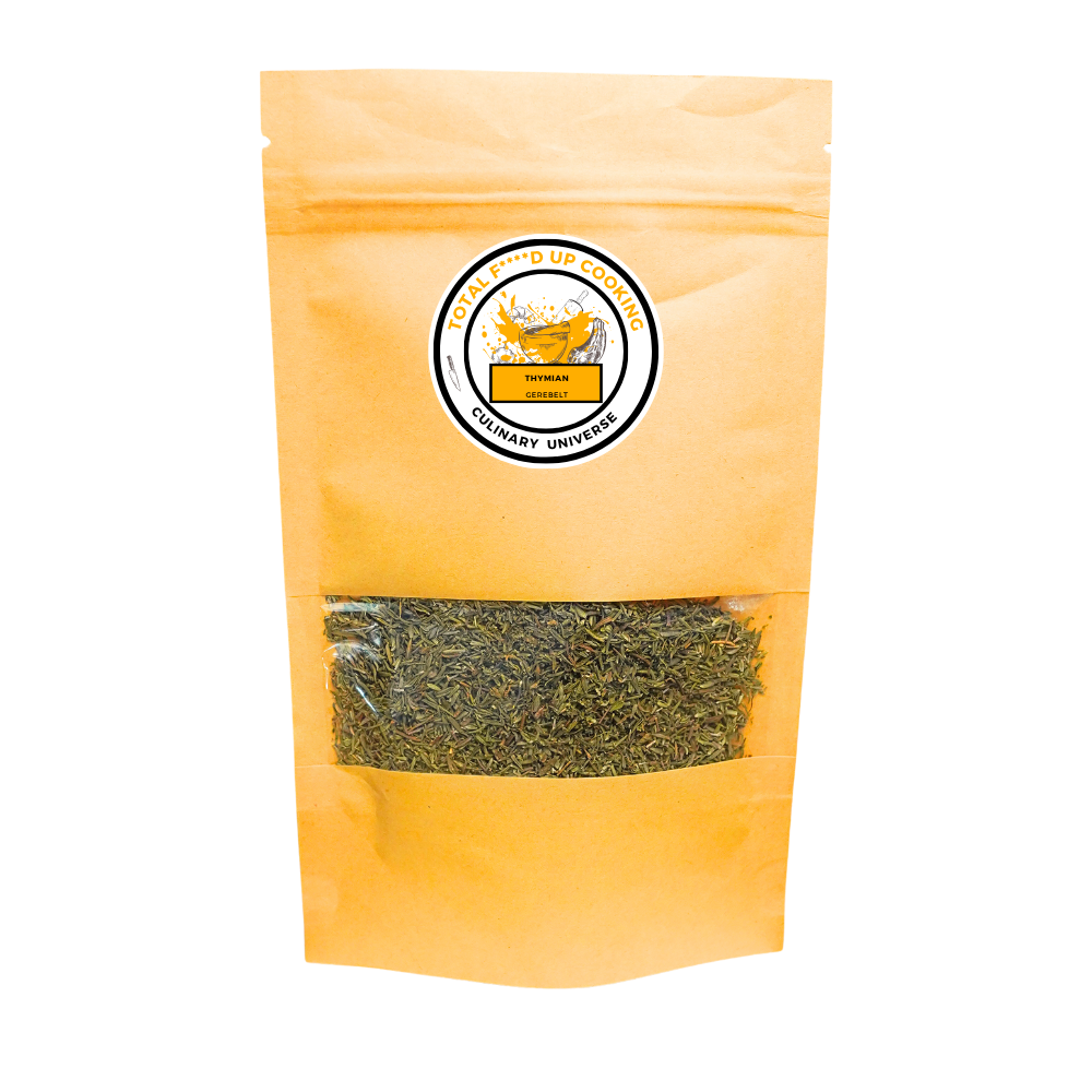 Standbeutel mit Thymian