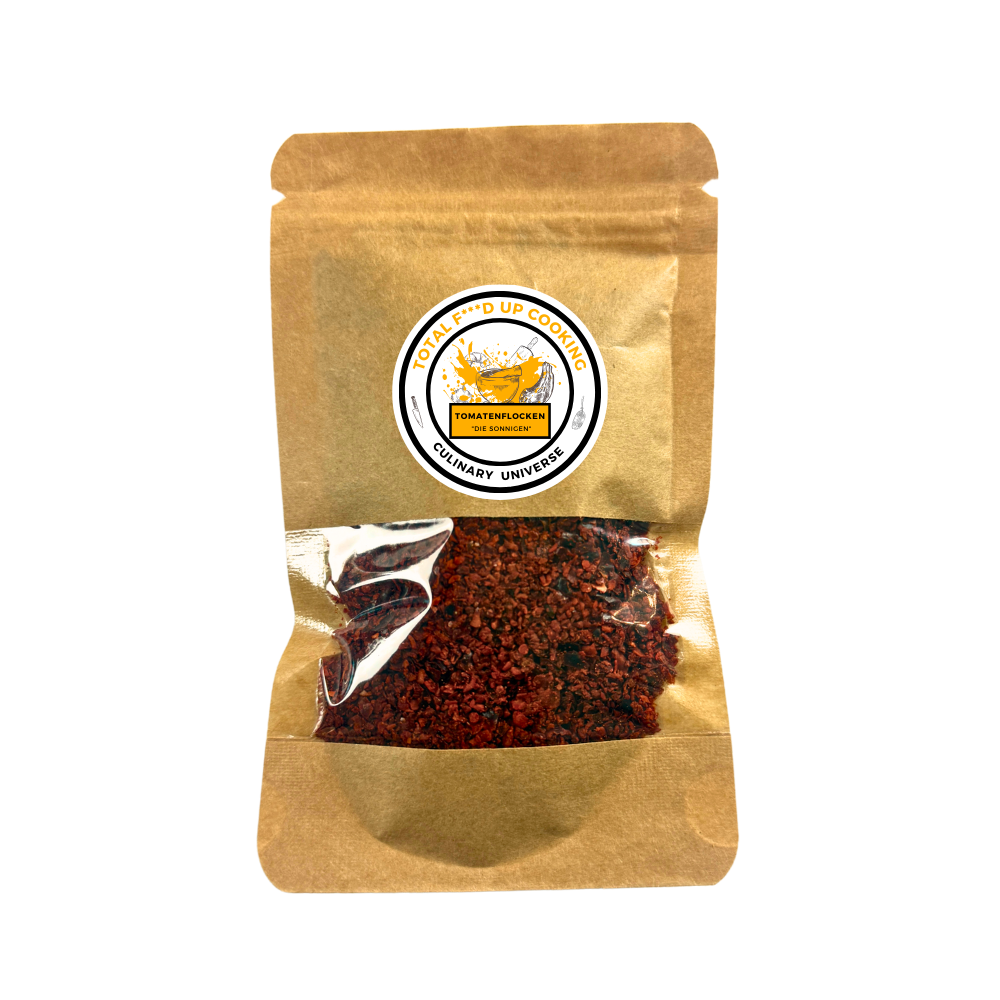 Tomatenflocken getrocknet im Aromabeutel