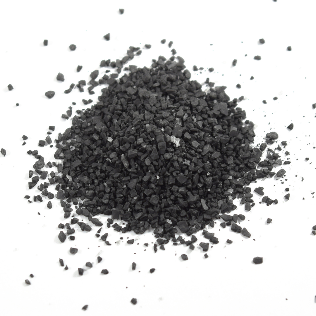 Schwarzes Vulkansalz grob