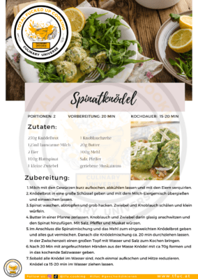 Spinatknödel Rezeptvorschau